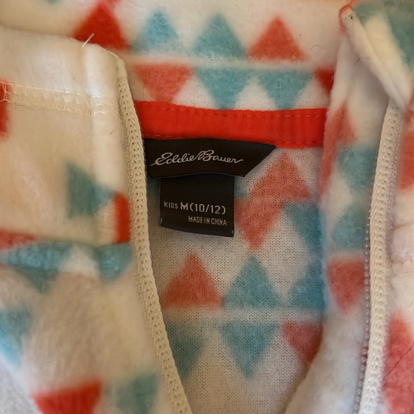 Girls Eddie Bauer fleece size 10/12 - Picture 2 of 2